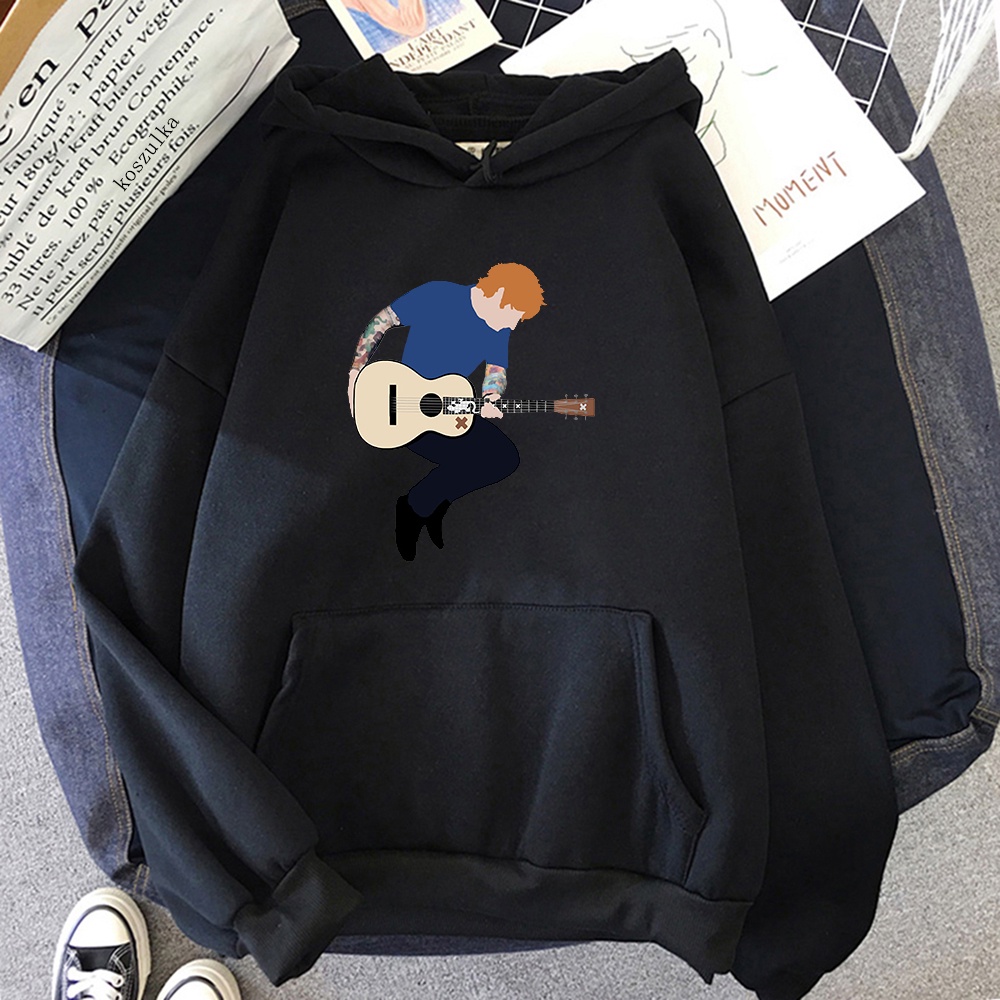 Hot Ed Sheeran Áo Hoodie Thời Trang Xuân Thu / Thu Phong Cách Harajuku Cổ Điển Dễ Thương Cho Nam Và Nữ