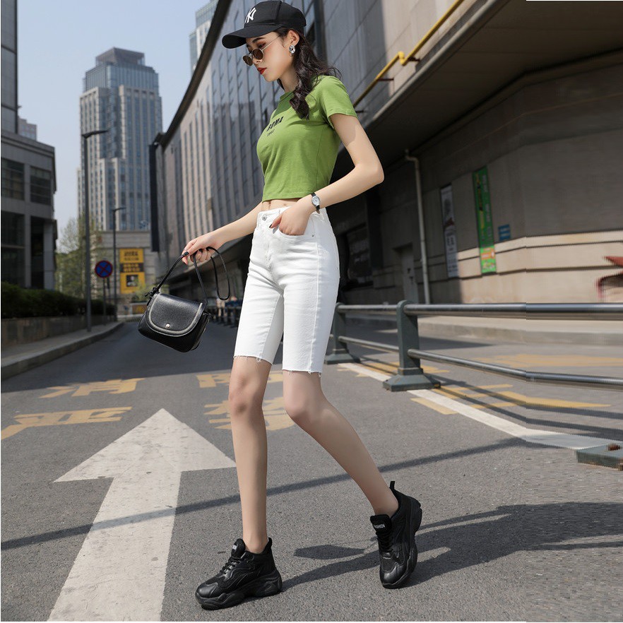 HOT Quần Kaki Ngố Co Dãn Ngang Đầu Gối - BAOTIN FASHION + Video, Hình Thật