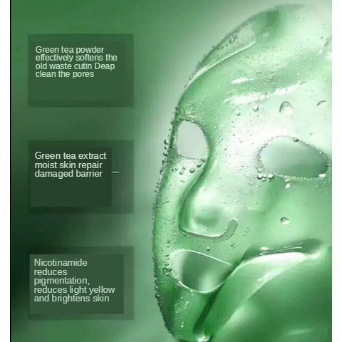 Mặt Nạ Trà Xanh /Green Tea Mask Stick Cà Tím Lột Mụn Đầu Đen Kiểm Soát Dầu Làm Sạch Da Mặt Thương Hiệu Meidian