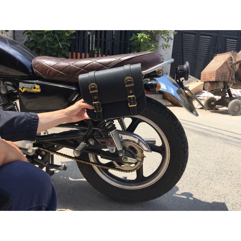 Tui treo xe Brixton, túi treo xe classic, tui treo xe motor, túi treo xe