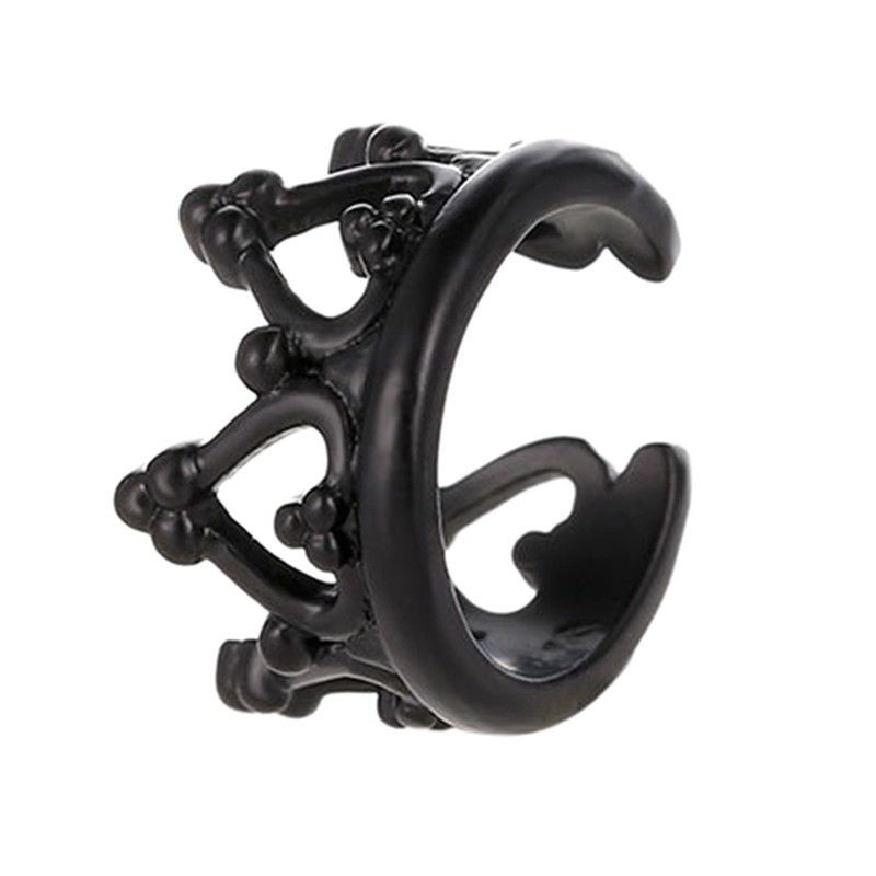 Khuyên tai hợp kim kẹp vành tai hình vương miện độc đáo