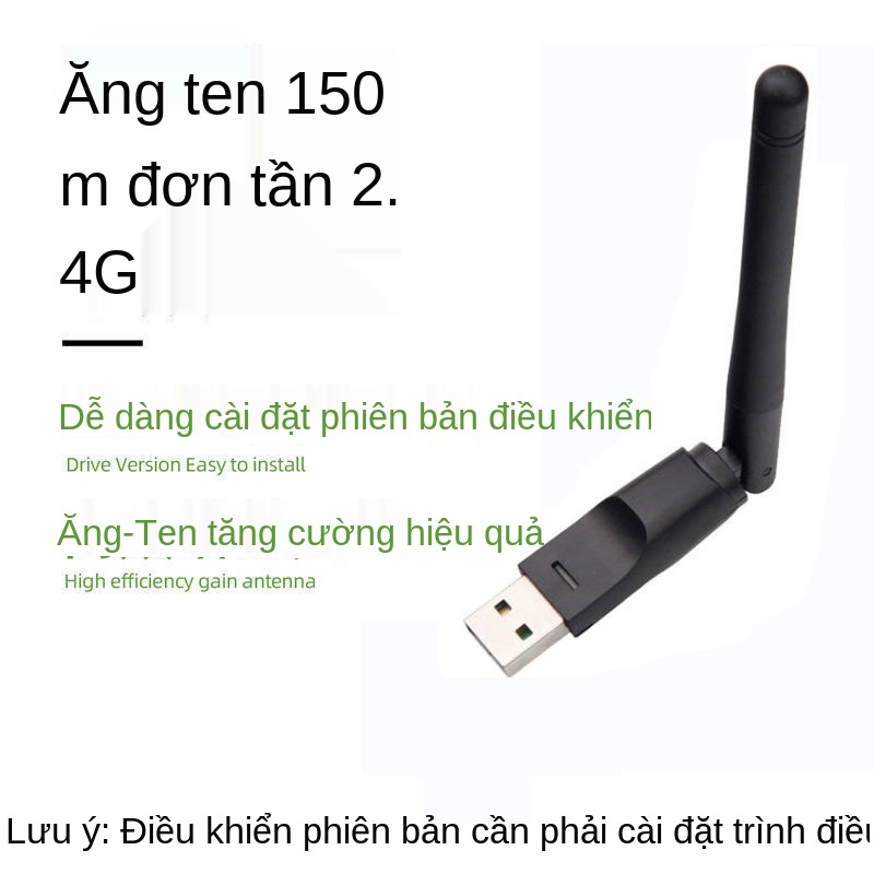 ổ đĩa miễn phí Thẻ mạng không dây USB máy tính để bàn máy tính xách tay Bộ nhận tín hiệu mạng WIFI | BigBuy360 - bigbuy360.vn