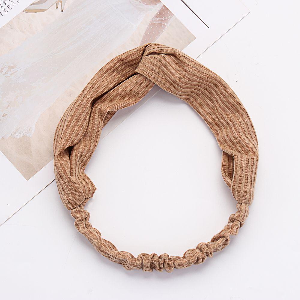 Băng Đô Đan Chéo Co Giãn Phong Cách Vintage Dành Cho Nữ Tập Yoga