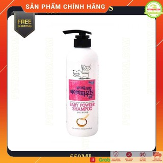 Sữa tắm cho chó con Forcans 💫 FREESHIP💫 Baby Powder  Forbis 550ml - Dầu gội dưỡng da và lông  cho chó con Hàn Quốc