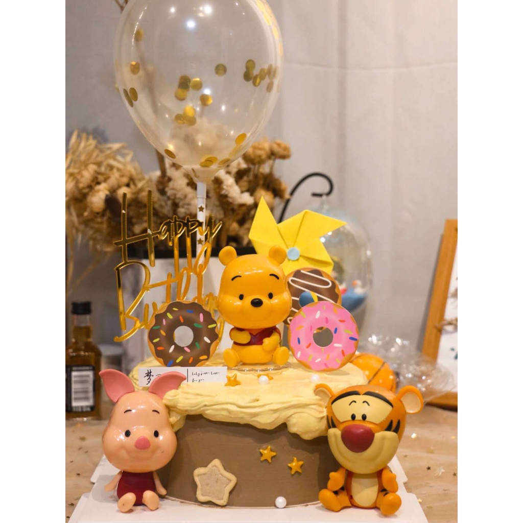 [SIÊU RẺ❤️] – Bộ 3 Hổ Gấu Lợn - Trang trí bánh sinh nhật bánh kem