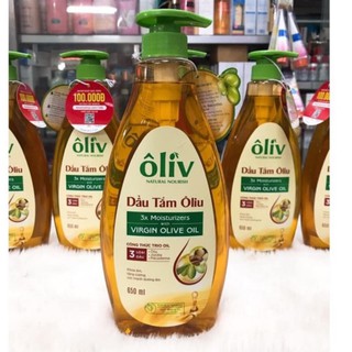 Dầu Tắm Ôliv Virgin Olive Oil Dưỡng Ẩm 650ml