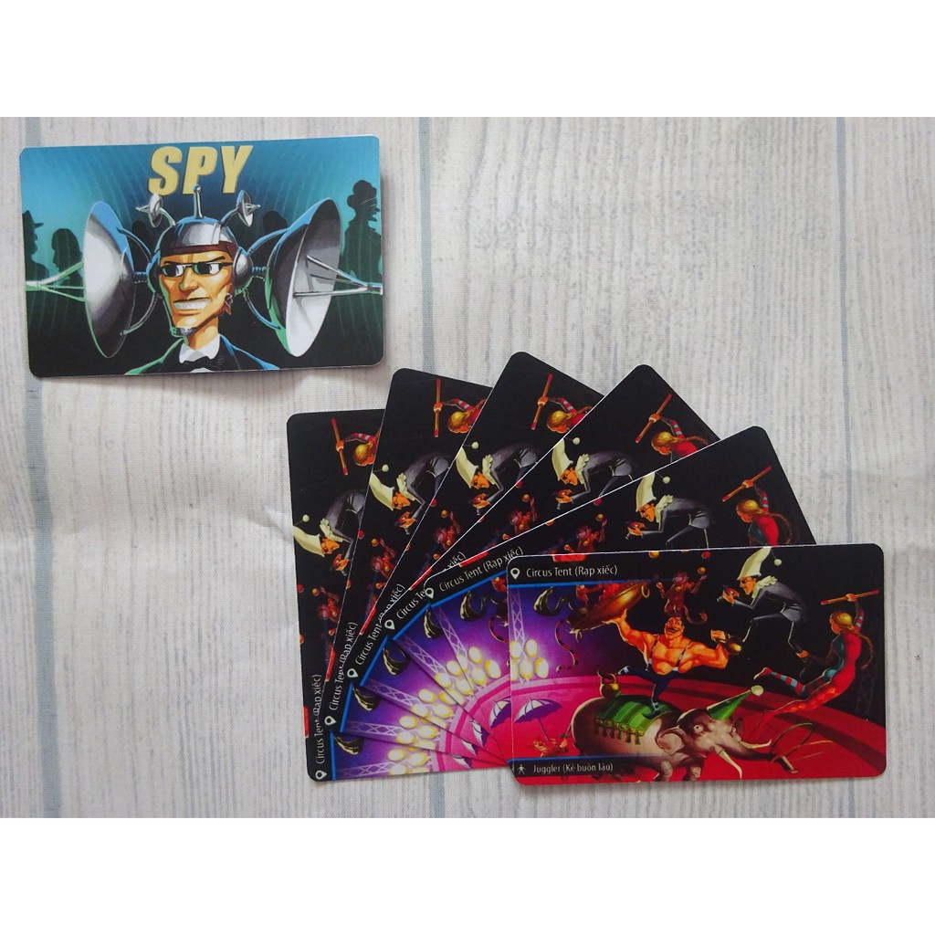 TRÒ CHƠI SUY LUẬN - ẨN VAI - SPYFALL 2 -  AI LÀ KẺ GIÁN ĐIỆP