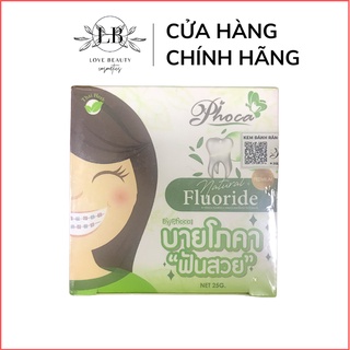 Kem đánh răng thảo dược phoca thái lan 25g trắng răng giảm chảy máu chân răng hết hôi miệng