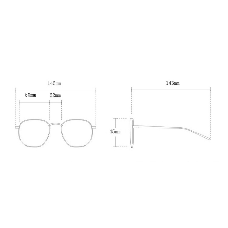 Kính mát chống tia UV400 thời trang hiphop năng động cho nam nữ