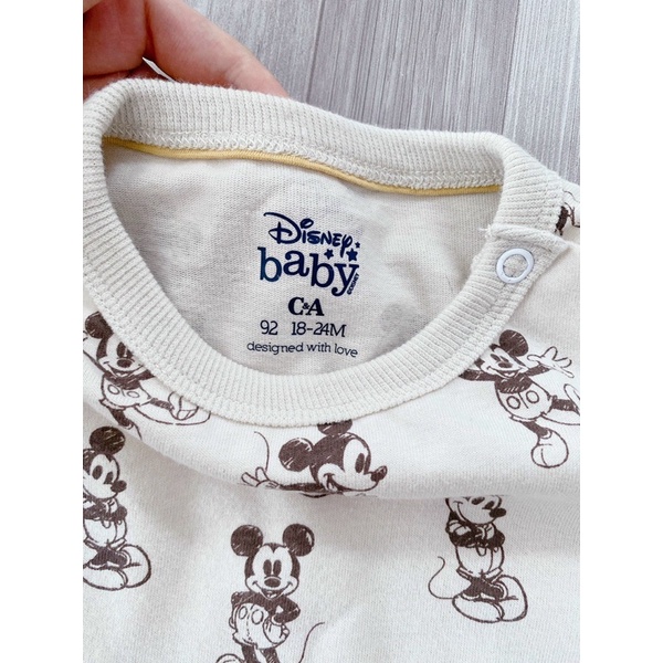 Bộ nỉ mickey Disney C&A chuẩn Auth