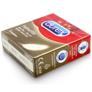 Bao cao su Durex Fetherlite siêu mỏng hộp 3 chiếc [Chính hãng Thái Lan]