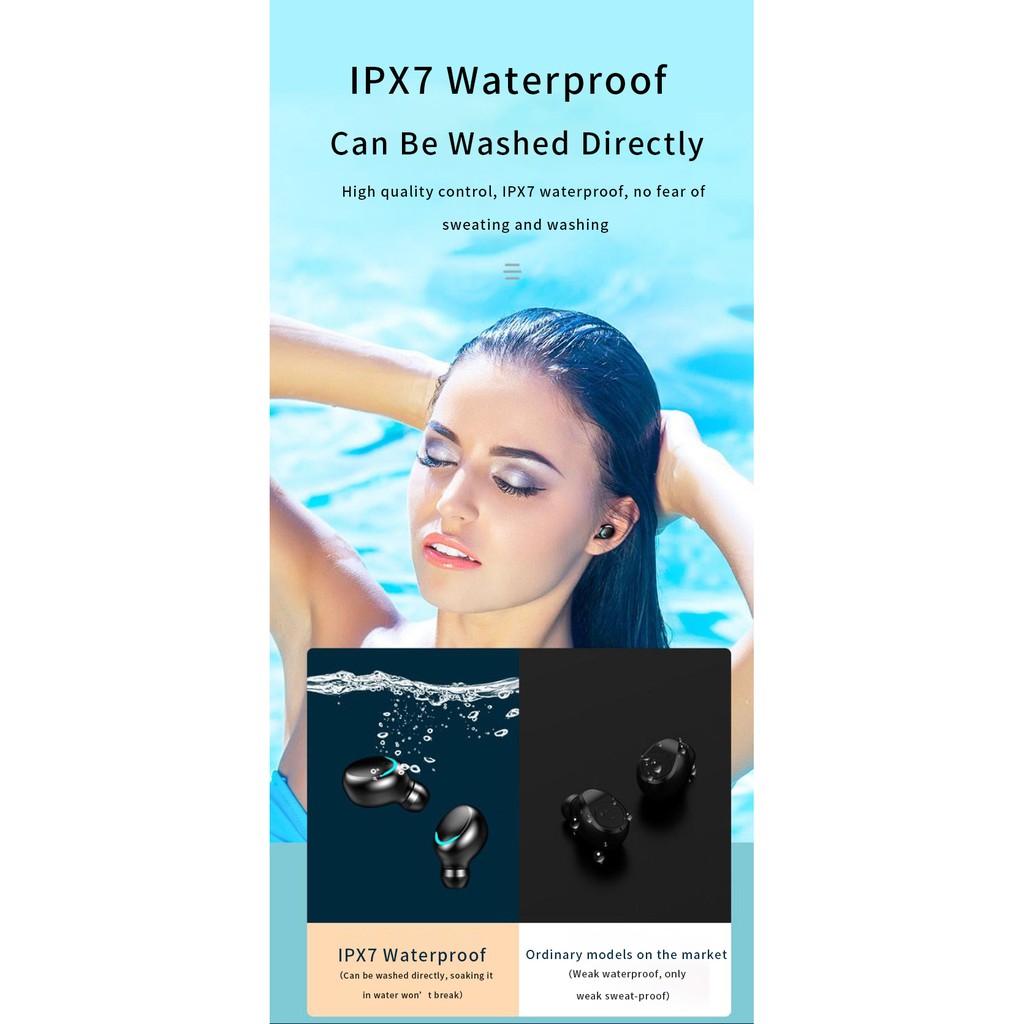 F9 Wireless Headphones TWS Bluetooth 5.0 Headsets Noise Canceling Earphone With Microphone Sports Handsfree Earbuds For Phone