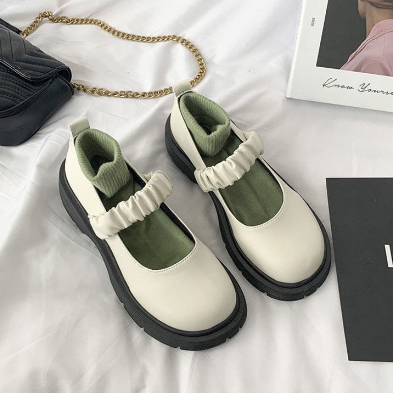 Giày Lolita Ulzzang Hàn Quốc Cute HOTTREND DÂY CHUN  Ôm Chân GIÁ RẺ LLT006-ZOEE