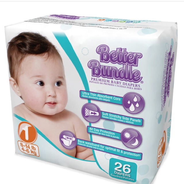 Bỉm dán Better Bundle số 1 -NB26