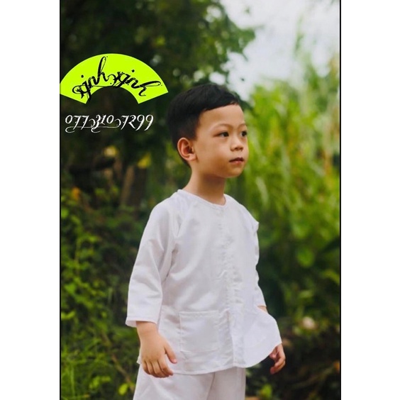 Bộ quần áo bà ba trẻ em bé trai bé gái