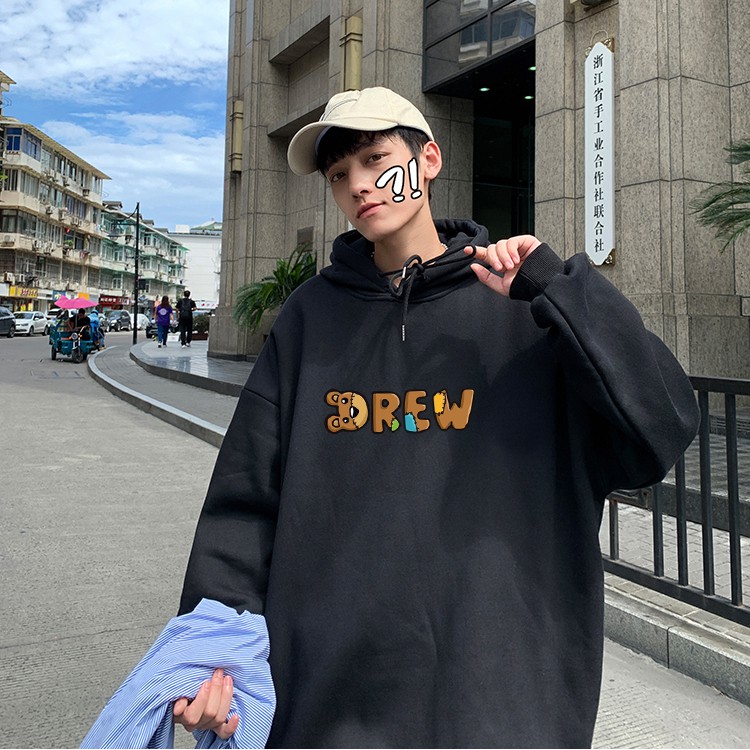 Hoddie Nam Form Rộng In Hình Drew 2s Clothing Áo Hoodie Mũ Rộng Chất Liệu Nỉ Bông Mềm Mịn Dày Dặn TV5028 | BigBuy360 - bigbuy360.vn