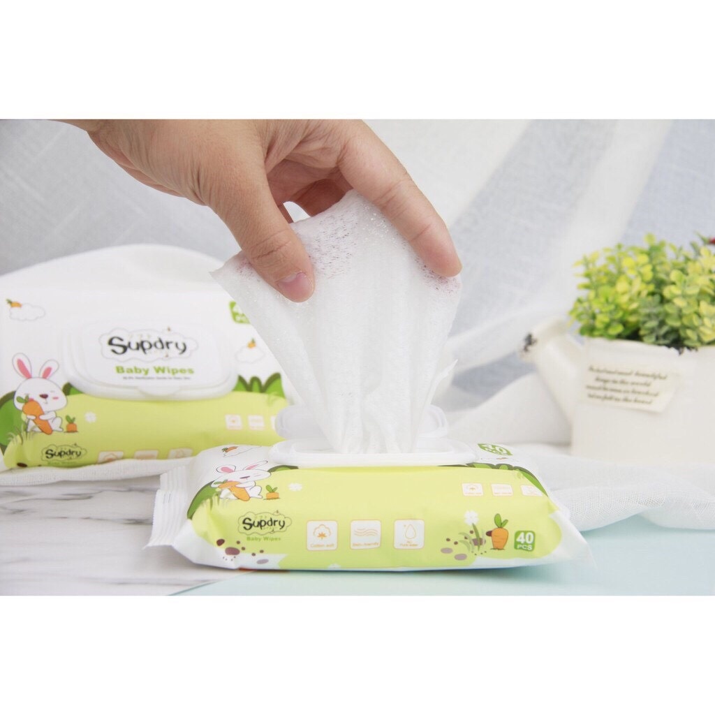 Giấy ướt Supdry, Hàng công ty,sản phẩm cao cấp được sản xuất theo công nghệ hiện đại an toàn cho bé yêu, Cung cấp giá sỉ