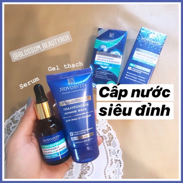 Gel và serum dưỡng ẩm cấp nước Novosvit | BigBuy360 - bigbuy360.vn