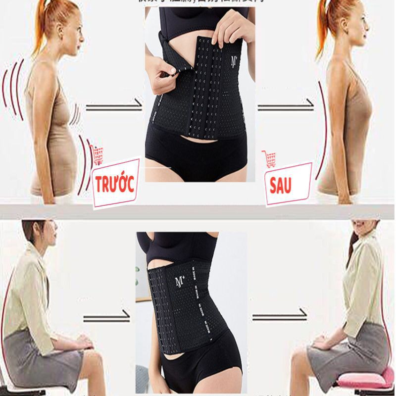 Dai nịt bụng chống cuộn đốt cháy mỡ bụng- Gen nịt bụng định hình 6 móc - đồ lót định hình tạo đường cong chữ S | BigBuy360 - bigbuy360.vn