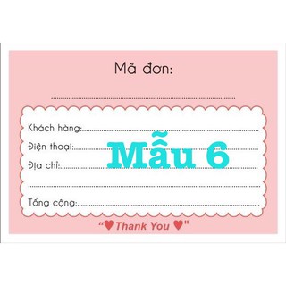 Decal phiếu thông tin vận chuyển - 50 tờ