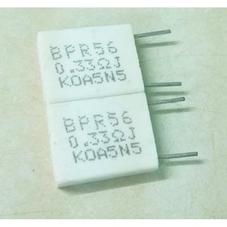 Điện trở sứ 5W0.33 OHM 2 cái