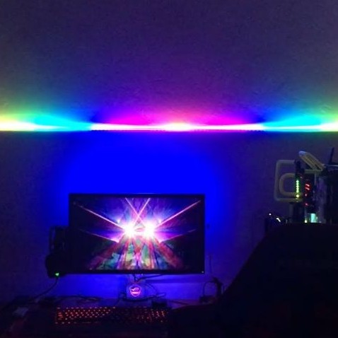 Đèn led chuyển động theo nhạc - Rainbow music led