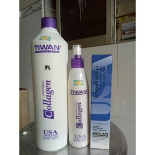 Nhuộm Tiwan và 0xy Collagen