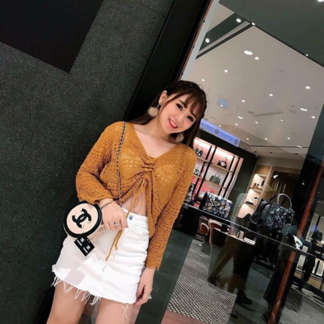 Quần jean sort váy trắng đen trơn - 2203 | BigBuy360 - bigbuy360.vn