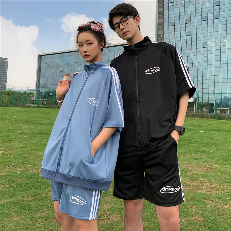 Set of sports jackets and shorts with active fashion style for men | BigBuy360 - bigbuy360.vn