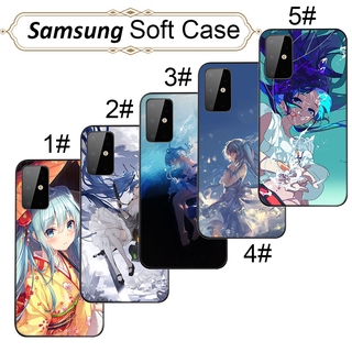 Ốp điện thoại mềm in hình Hatsune Miku LUA38 cho Samsung Galaxy A51 A71 A81 A91 M10 M20 M30
