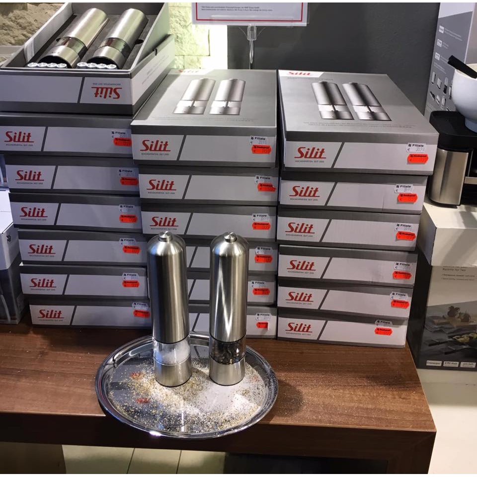 Set xay tiêu muối Silit chạy pin