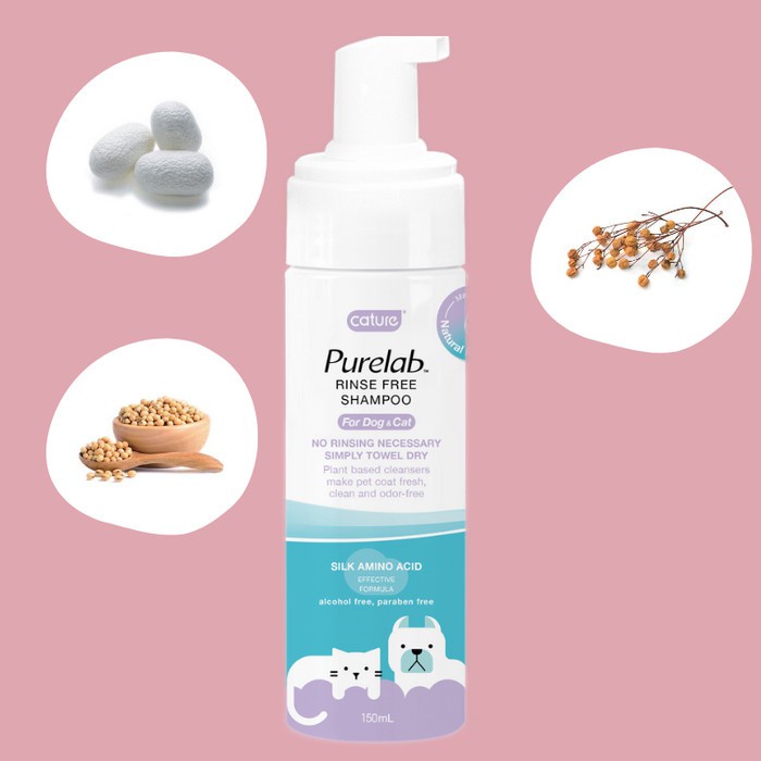 Sữa Tắm Khô Cho Thú Cưng Purelab Cature 150ml