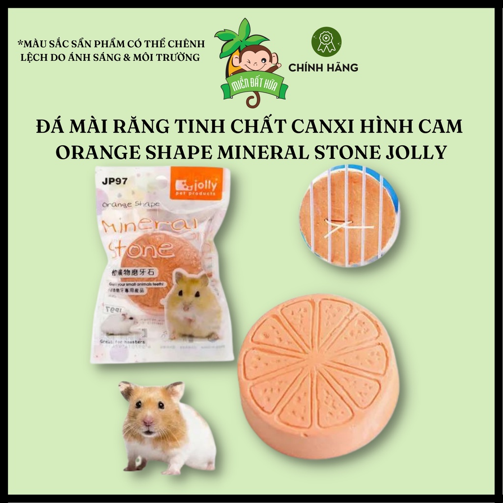 Vật dụng hamster - Đá mài răng tinh chất canxi nhiều hình dạng chính hãng Jolly dành cho hamster