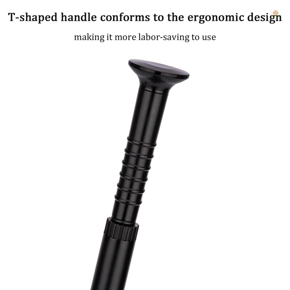 Bơm Xe Đạp 300PSI Mini ZTTO Áp Suất Cao Kèm Van Schrader & Đồng Hồ Đo Phuộc Trước Và Sau