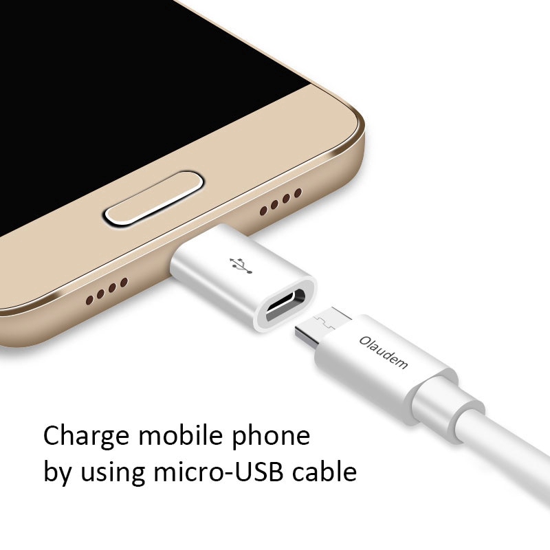 Adapter nối Usb 3.1 Usb Type C với Micro Usb cho Xiaomi Mi6 Mi5 Huawei