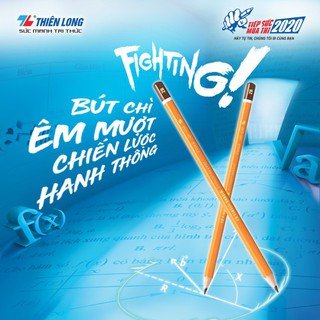Chính Hãng] Bút chì gỗ Thiên Long GP-018, Độ cứng 2B (Hộp 10 cây)