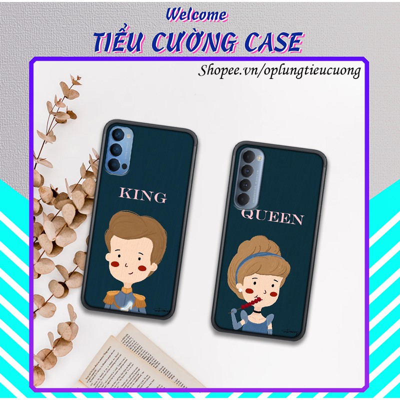 Ốp dẻo Oppo F1/F1Plus/F1S/F3/F3Plus/F3Lite/F5/F7/F7 Youth/F9/F11/F11Pro in hình King & Queen