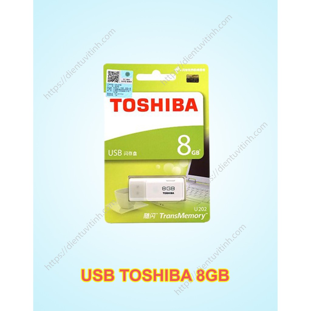 USB nhựa Toshiba 8Gb