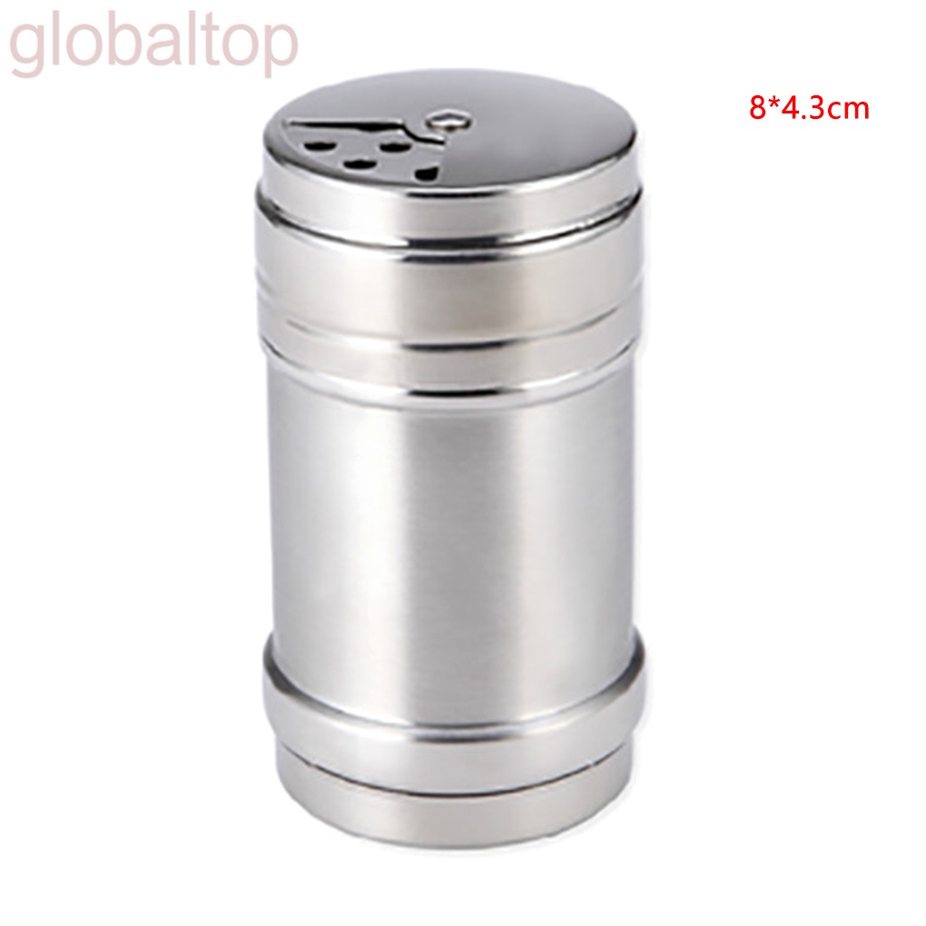 Lọ đựng gia vị bằng thép không gỉ có nắp xoay đa năng tiện lợi cho nhà bếp
