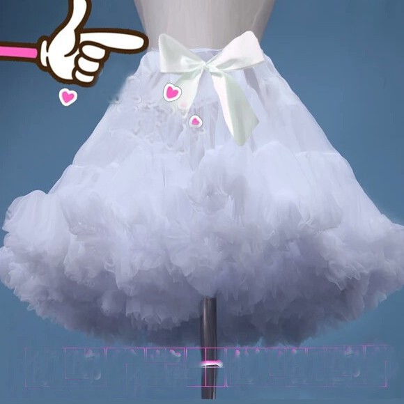 Tùng phồng chân váy voan mềm tùng phồng loli chân váy loli