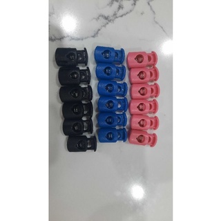 Chốt chặn dây rút 1 lỗ, 2 lỗ. (túi 10c)