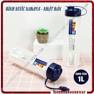 Bình nước Nakaya hàng nội địa Nhật Bản dung tích 1L, Bình nước hoa quả Nhật Bản 1L