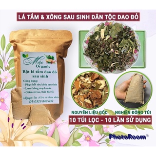 Lá xông tắm sau sinh người dao đỏ