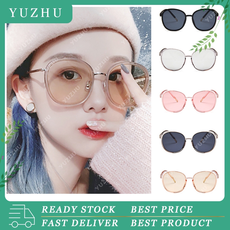 Kính Mát Gọng Tròn Chống Tia Uv Phong Cách Hàn Quốc