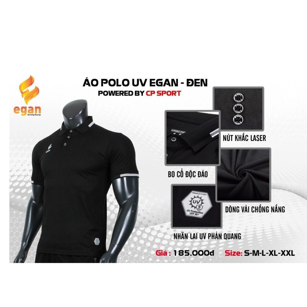 Áo Polo Nam Egan 2UV Chống Nắng Cực Mát, Áo Thun Nam Có Cổ Hãng CP Chất Liệu Cao Cấp, Phong Cách Sang Trọng