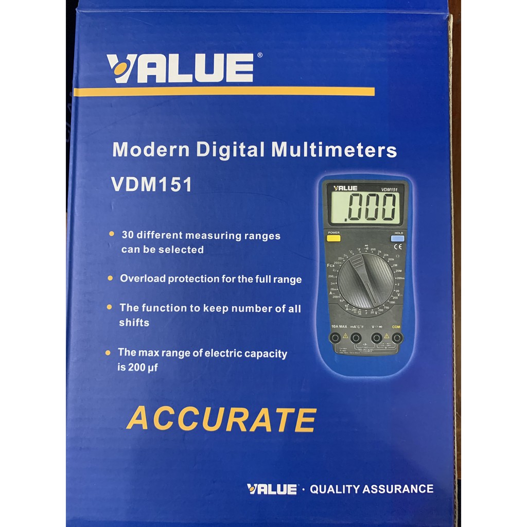 Đồng Hồ Vạn Năng Value