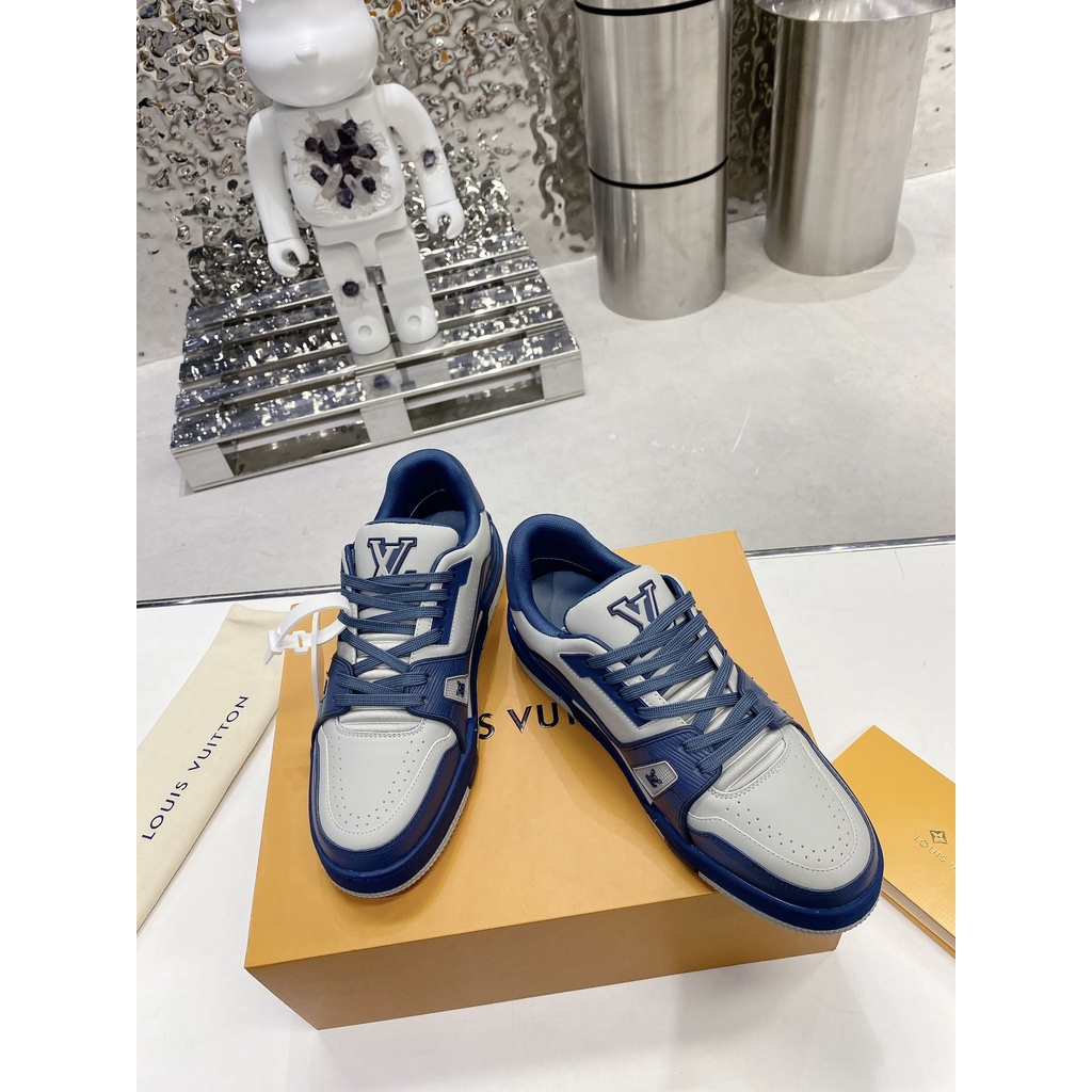 Giày thể thao thời trang cao cấp Louis Vuitton LV cho nam nữ phong cách trẻ trung