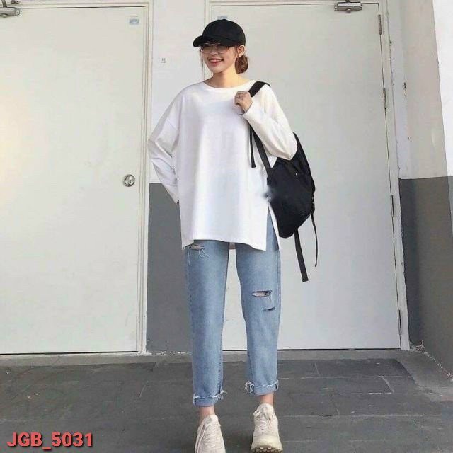 Quần jeans baggy nữ dáng basic Kanimi chất đẹp - QJ02 | BigBuy360 - bigbuy360.vn