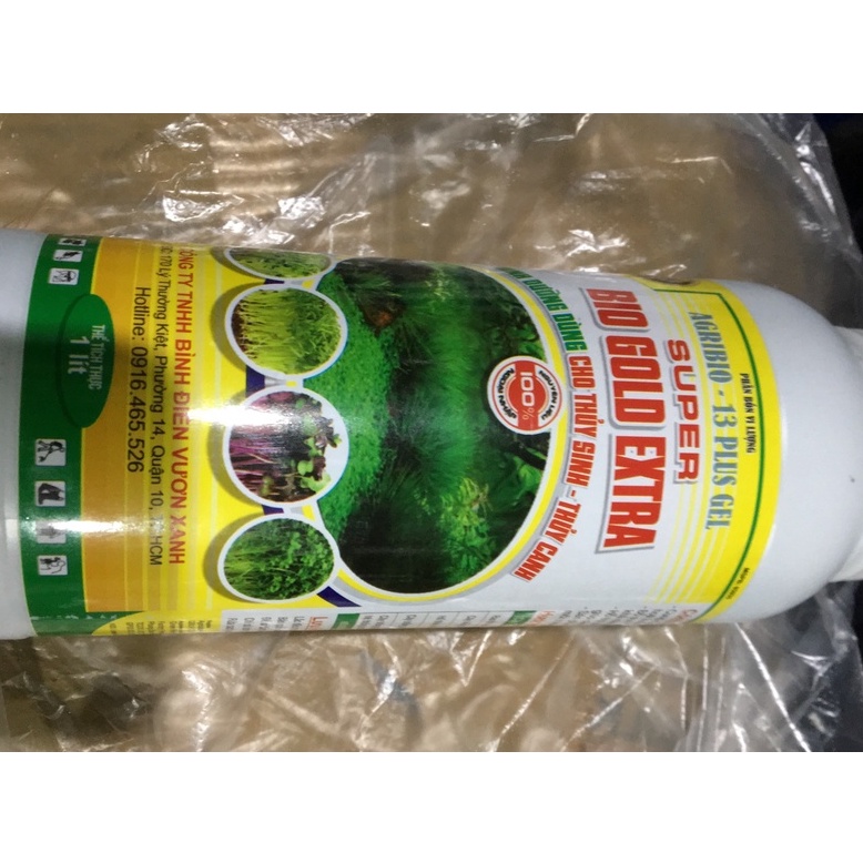 Dinh dưỡng dùng cho thủy sinh, thủy canh Super Bio Gold loại 100ml