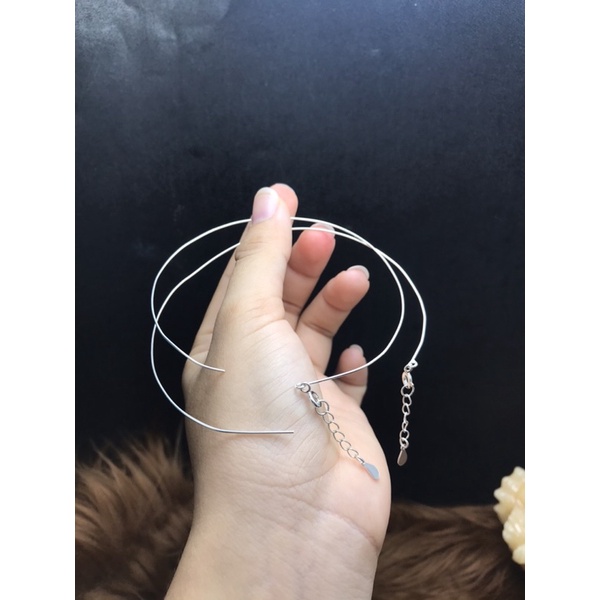 Combo 5 dây lõi_bạc dùng xâu hạt vòng tay